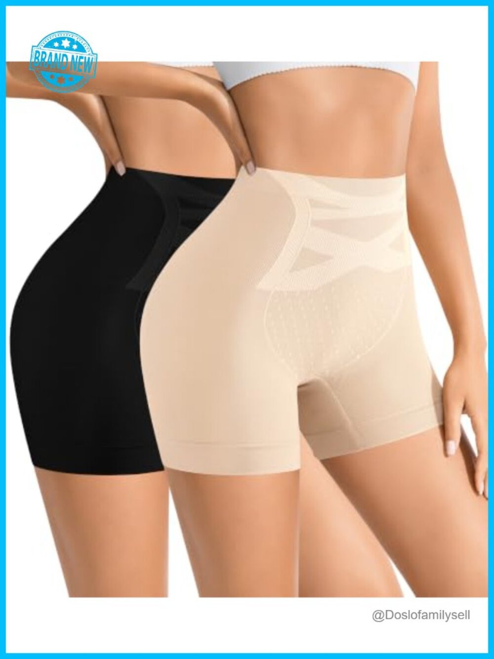 Seamless Slip Shorts Under Dresses Anti Chafing High Waist Boyshorts